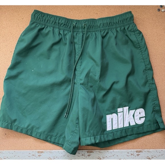 Nike Other - Nike Block 2.0 Logo Flow Woven Shorts Men's Medium M Dark Green 5" Inseam